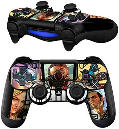 MODFREAKZ Pair of Vinyl Controller Skins - Grand Cops Robbers Steal for Playstation 4