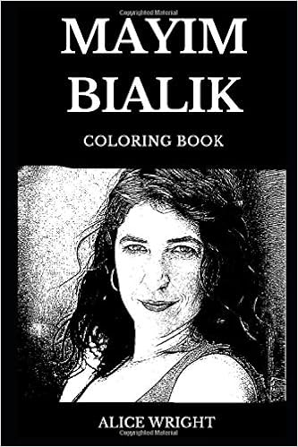 Amazoncom Mayim Bialik Coloring Book Legendary Amy From - 