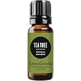 Edens Garden Tea Tree Essential Oil- 100% Pure Premium Grade, Undiluted, Natural, Therapeutic, Aromatherapy, The Best for Diffuser, Hair, Humidifiers, Kid Safe 10 ml (.33 fl oz)