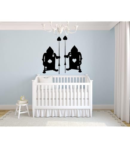 Alice In Wonderland Wall Decal For Kids' Rooms - Fun Cartoon Sticker Art For Bedroom, Nursery, Or Kindergarten - 10x10 Inch Vinyl Decor - View #7