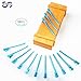 SENREAL 12pcs Professional Hairdressing Salon Hair Styling Duck Mouth Hair Clips Duck Bill Clips Single Prong Barrette Blue (12pcs duck mouth clips)