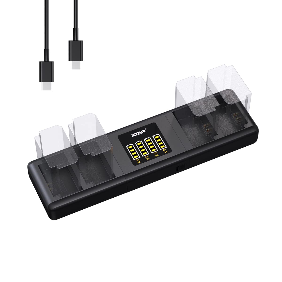 Photo 1 of XTAR SN4 Multi Battery Multi Model Camera Battery Charger Sony NP-FZ100 Sony NP-FZ100 simultaneously for Four Battery Charging with 3A Maximum Current