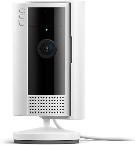 Ring Indoor Cam (2nd Gen) | 1080p HD Video & Colour Night Vision, Two-Way Talk, and Manual Audio & Video Privacy Cover (2023 release) | White