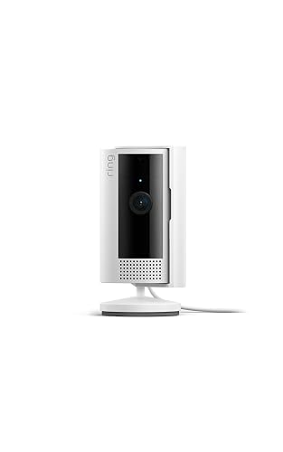 Ring Indoor Cam (2nd Gen) | 1080p HD Video & Colour Night Vision, Two-Way Talk, and Manual Audio & Video Privacy Cover (2023 release) | White