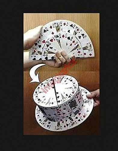 Card Fan To Card Top Hat - Magic Trick / Magic Accessories