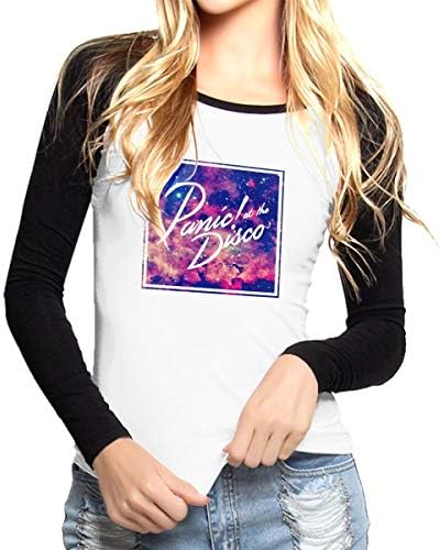 AOYQONMVP Panic at The Disco Long Sleeve Womens Baseball T-Shirt Sports Raglan Tee Shirts