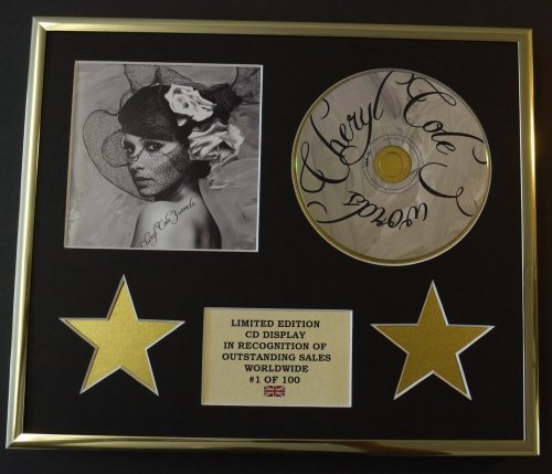 CHERYL COLE/CD DISPLAY/LIMITED EDITION/COA/3 WORDS
