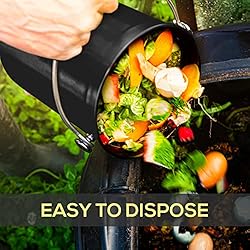 Utopia Kitchen Compost Bin for Kitchen Countertop