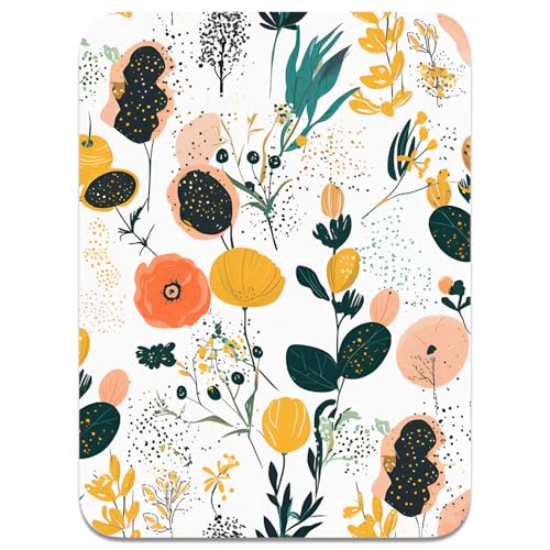 Atufsuat Small Mouse Pad Flower Pattern