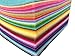 longshine-us 40pcs 4inches x 4inches 1mm Thick Acrylic Stiff Felt Nonwoven Fabric Sheet Pack DIY Craft Patchwork Sewing Squares Assorted Colors for Hobby Crafter