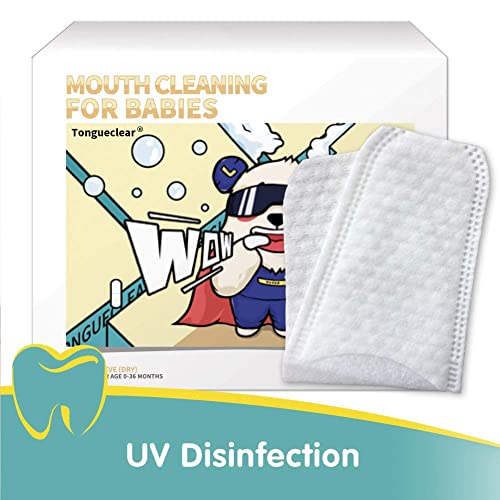 Tongueclear Baby Dry Wipes Tooth and Gum Wipes Baby Tongue Cleaner
