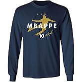 LES TRICOT France Soccer Tribute 2024 – Air Mbappe Inspired Long Sleeve T-Shirt