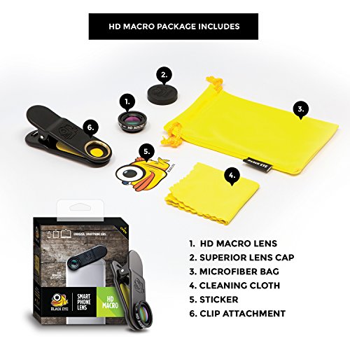 Objectif Macro 15X Pour Smartphone Avec Anneau Lumineux LED - Clip, Rechargeable USB - Pour Photos Et Vidéos Détaillées