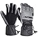 CAMYOD Men Ski Gloves, Winter Warm Waterproof Breathable Snow Gloves with Balaclava Set for Snowboard, Snowmobile in Cold Weather. (M)