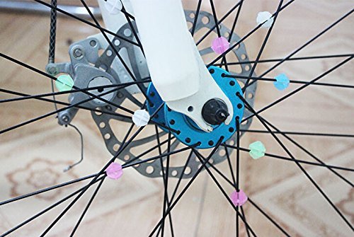 KLOUD City Assorted Colors Bike Bicycle Wheel Spokes Luminous Plastic Clip Bead/Spoke Decorations
