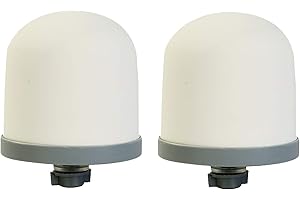 HUINING HUI NING Replacement Ceramic Dome Water Filter for Countertop,Household Water Bucket, Water Cooler Filtration Systems Water Pitcher (2 pieces)…