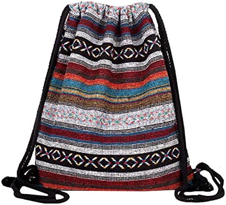 Amazon.com | Needzo Mini Baja Drawstring Backpack, Woven Mexican