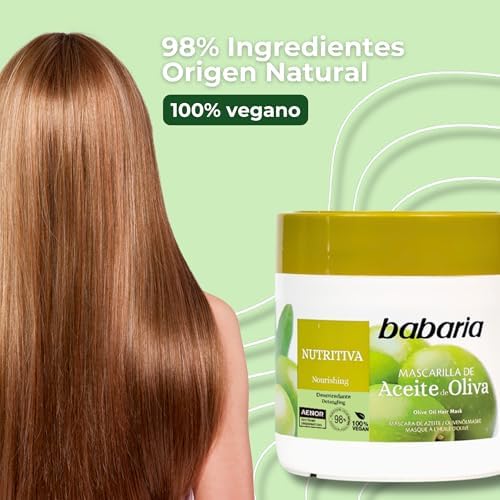– Mascarilla Capilar De Aceite De Oliva – 400 Ml, Blanco, Fresco