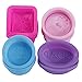 KLEMOO Silicone Soap Molds, Non-stick Soap Making Supplies, 16-Pack Silicone Molds for Soap Making & Baking, Cupcake Liners Muffin Pan, Make Your Own Handmade Soap