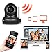 HD Home Security Camera, Wireless WiFi Camera with an Additional 5db Powerful Antenna for Home Monitor, Pan/Tilt Control, 4X Digital Zoom, Night Vision (P1-Black)