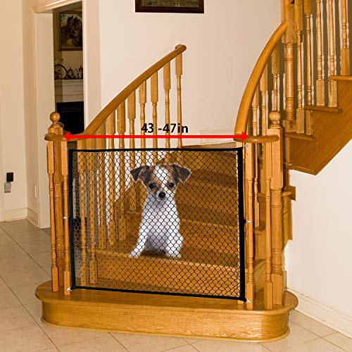 Logan Dog Gate Indoor Pet Barrier, Expandable to 40", Walk Through