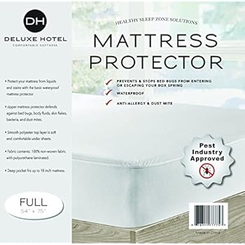 Ultimate Bed Bug Blocker Zippered Waterproof Mattress Protector - 10 YEAR WARRANTY! (FULL)