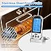 Adoric Wireless Meat Thermometer,Remote Cooking Food Barbecue Digital Grill Thermometer with Dual Probe for Oven Smoker Grill BBQ Thermometer