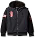 U.S. Polo Assn. Big Boys' Sherpa Lined Fleece Hoodie, Dark Heather Gray, 14/16