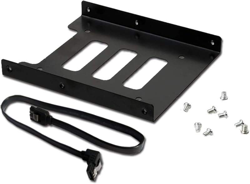 Valuegist 2.5 to 3.5 SSD HDD Mounting Bracket Adapter SATA 3.0 Cable
