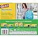 Glad Trash Bags, Tall Drawstring Garbage Bags, 13 Gallon Blue Trash Bags for Tall Kitchen Trash Can or Recycling, 45 Count (Packaging May Vary)