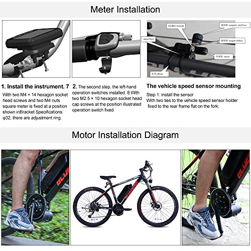 TongSheng TSDZ2 36V 250W 350W 48V 500W Torque Sensored DIY eBike Mid