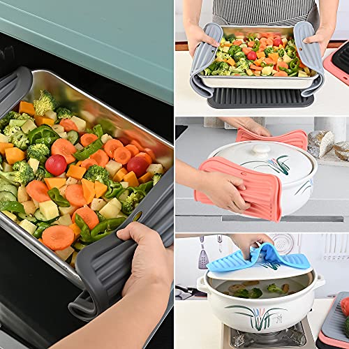 Smithcraft Silicone Trivets for Hot Dishes Pots and Pans, Non Slip Hot