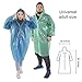 Rain Poncho - Rain Ponchos for Women Men Adults Teens - Disposable Rain Coat - Lightweight Rain Poncho - Emergency Rain Coat - Disposable Emergency Poncho - Rain Poncho Pack - Womens Mens Rain Poncho