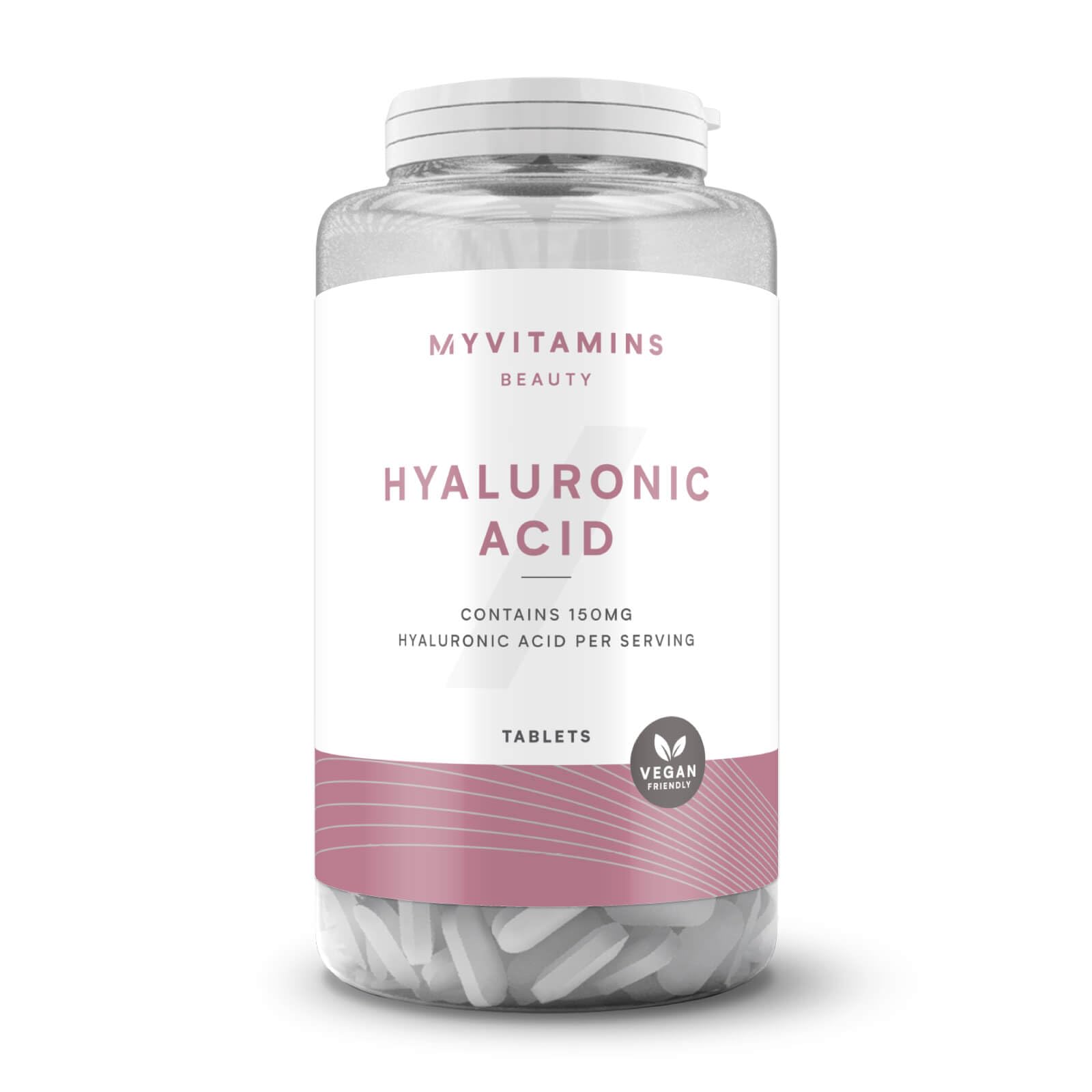Myvitamins Hyaluronic Acid Tablets | High-Strength Hydration Support for Skin, Joints & Muscles | 150mg Per Serving | Moisture Retention & Anti-Ageing Support | 60 Tablets