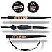 Golf Umbrella Large 48 Inches For All Purposes - Automatic Opening. Fiberglass Frame. Vented Double Canopy. Reflective Velcro Straps - Wind and Rain Resistant - Handy Shoulder Carrying Bag - Black