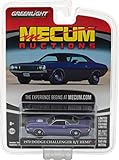 1970 Dodge Challenger R/T HEMI Plum Crazy Purple Mecum Auctions Collector Series 1 1/64 by Greenlight 37110 B