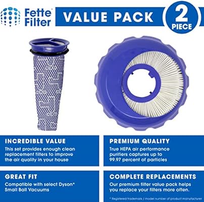 Fette Filter Vacuum Filter Set Compatible With Dyson Small Ball Up15 Small Ball Multi Floor Small Ball Pro Compare To Part 02 01 Combo Pack Amazon Sg Home