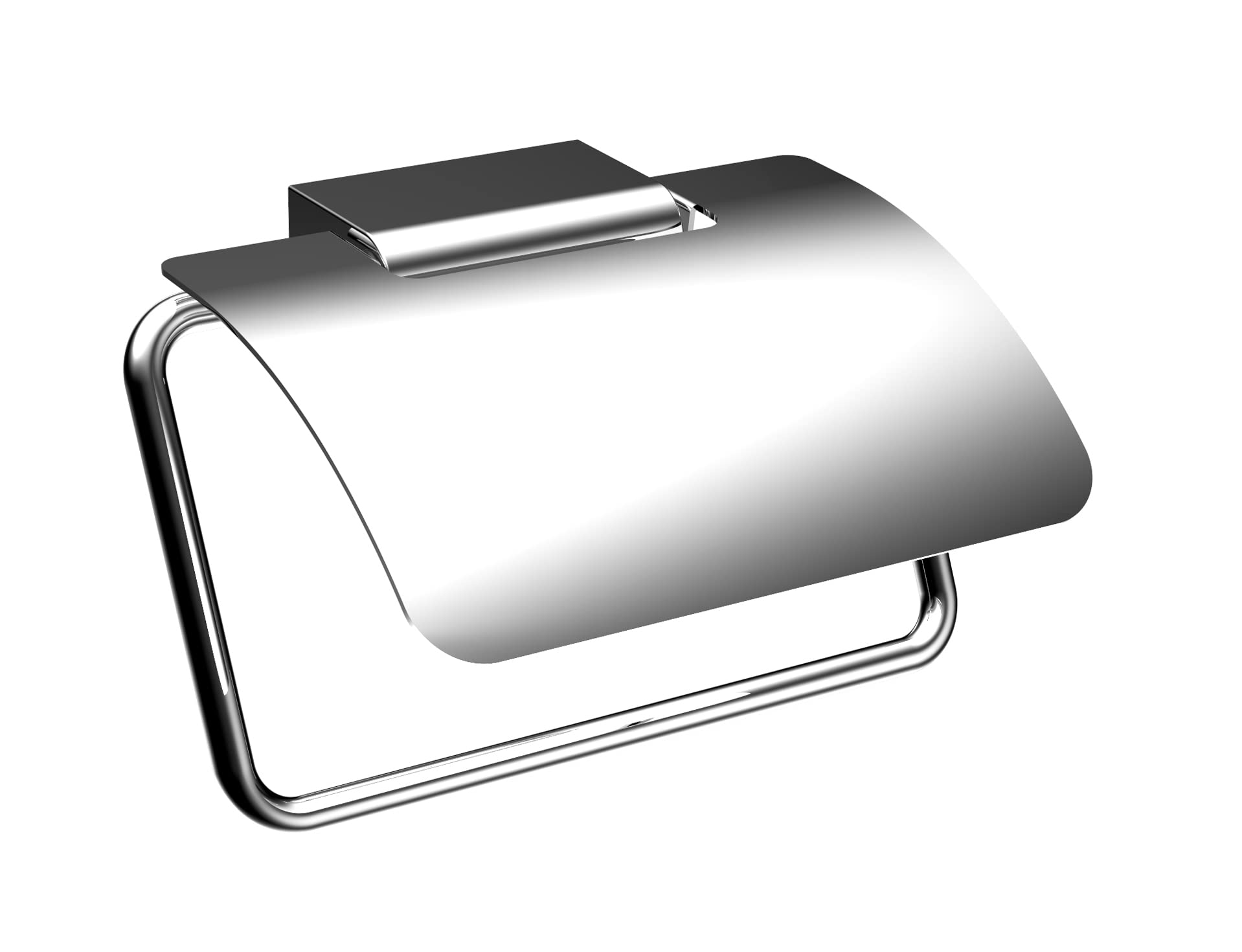 Emco Flow Chrome Paper Holder with Lid