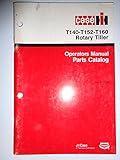 Case IH T140 T152 T160 Rotary Tiller Operators/Parts Owners Manual Catalog 9-17730