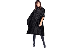 Betty Dain Black Jaguar Bleach-proof All Purpose Styling Cape, Material Defends Against Bleach Stains, Color Proof, Chemical Proof, Waterproof, Lightweight Embossed Nylon, Black