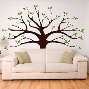 Amazon.com: Vinyl Wall Decal-z680 Big Family Spring Tree ...
