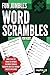 Fun Jumbles Word Scrambles for Kids: More than 750 words to improve children's brain & cognitive abilities through puzzles and games by Mathyz Learning