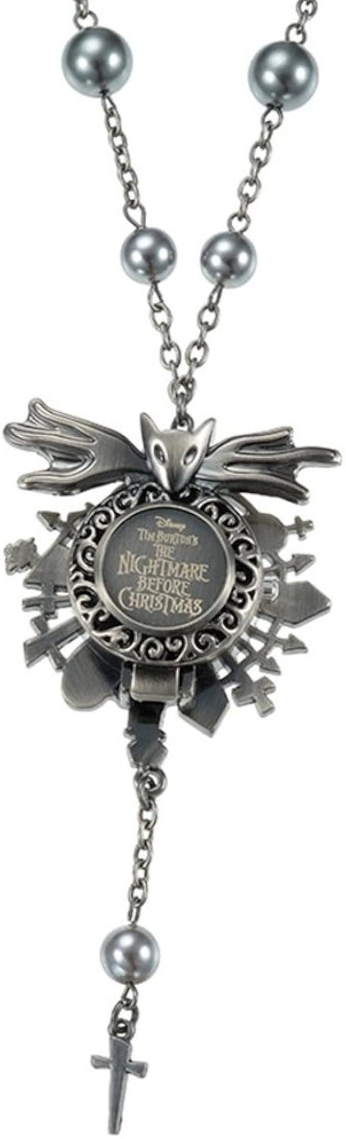 ネックレス ペンダント ウォッチ 時計 ティム バートン ナイトメアー ビフォア クリスマス H Naoto エイチ ナオト コラボ ディズニーストア正規品 レディース腕時計 腕時計 通販 Amazon