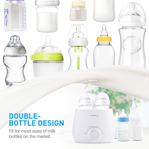 Baby Bottle Warmer, Steam Sterilizer & Baby Food Heater, 3-in-1 with Evenly Warming Breast Milk or Formula, Accurate Temperature Control, Bottle Brush and Tongs Included - Thumbnail 6