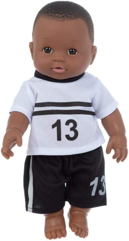 Amazon Co Jp Rooya Baby Direct Jp人形 黒人 12インチ 女の子 男の子 32インチのアフリカの黒人の人形 本物そっくりの新生児の人形 アメリカの人形は子供と女の子の休日の誕生日プレゼントに贈る パソコン 周辺機器