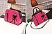 COOFIT Lady Handbag Little Bow Leisure Top-Handle Bags Shoulder Bag Purse (Rose)
