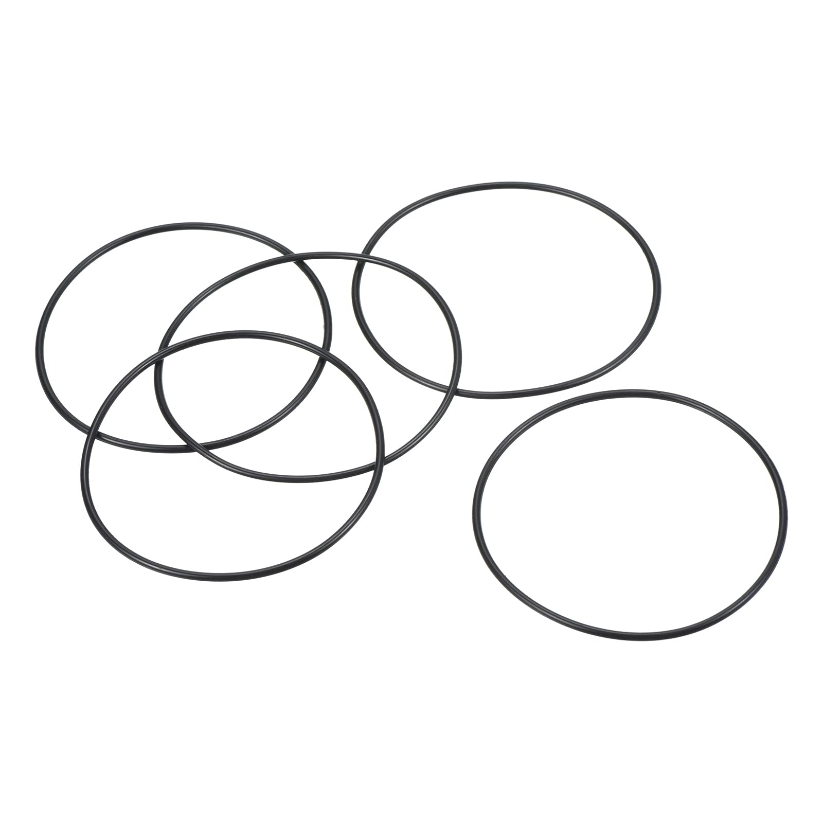 PATIKIL Nitrile Rubber O-Rings 75mm OD 72mm ID 1.5mm Width, 20 Pcs Metric Sealing Gasket for Faucet Plumbing Automotive Repair, Black