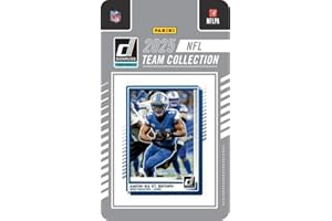 GENERIC Detroit 2025 Lions Donruss Football Limited Edition 11 Card Complete Factory Sealed Team Set with Jared Goff, David Montgomery, Sam Laporta, Hall of Fame Legend Calvin Johsnson & Many More!