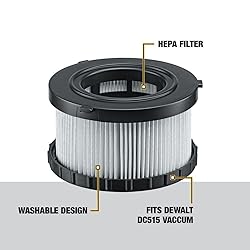 DEWALT Replacement HEPA Filter For DC515