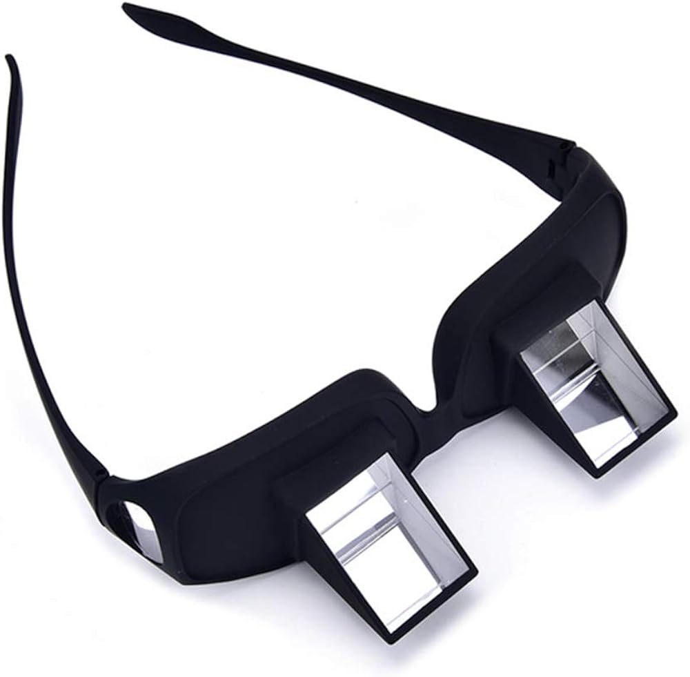 MUXAN Prism Glasses Horizontal Glasses Lazy Glasses Lying Down to Read / Watch Big TV Amazon.co